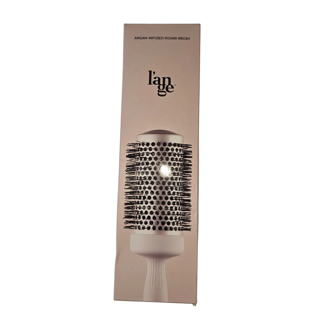 L'ange Siena Argan-Infused Round Brush Blush 53mm‎ Nylon Bristle Hair Styling
